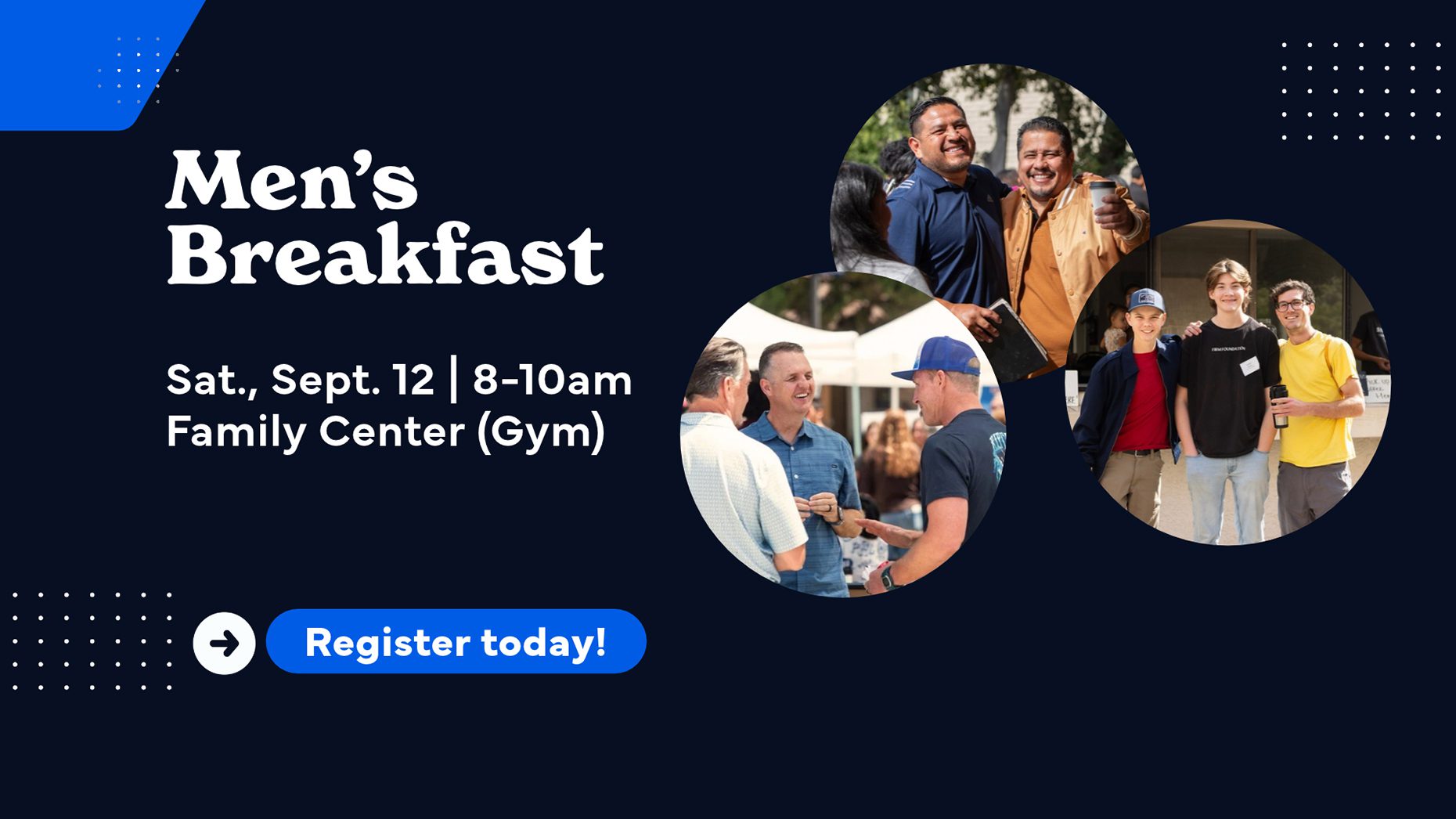 Men’s Breakfast – Fall Kickoff